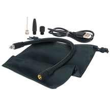 Air hose, USB-C, inflation tips & carry bag