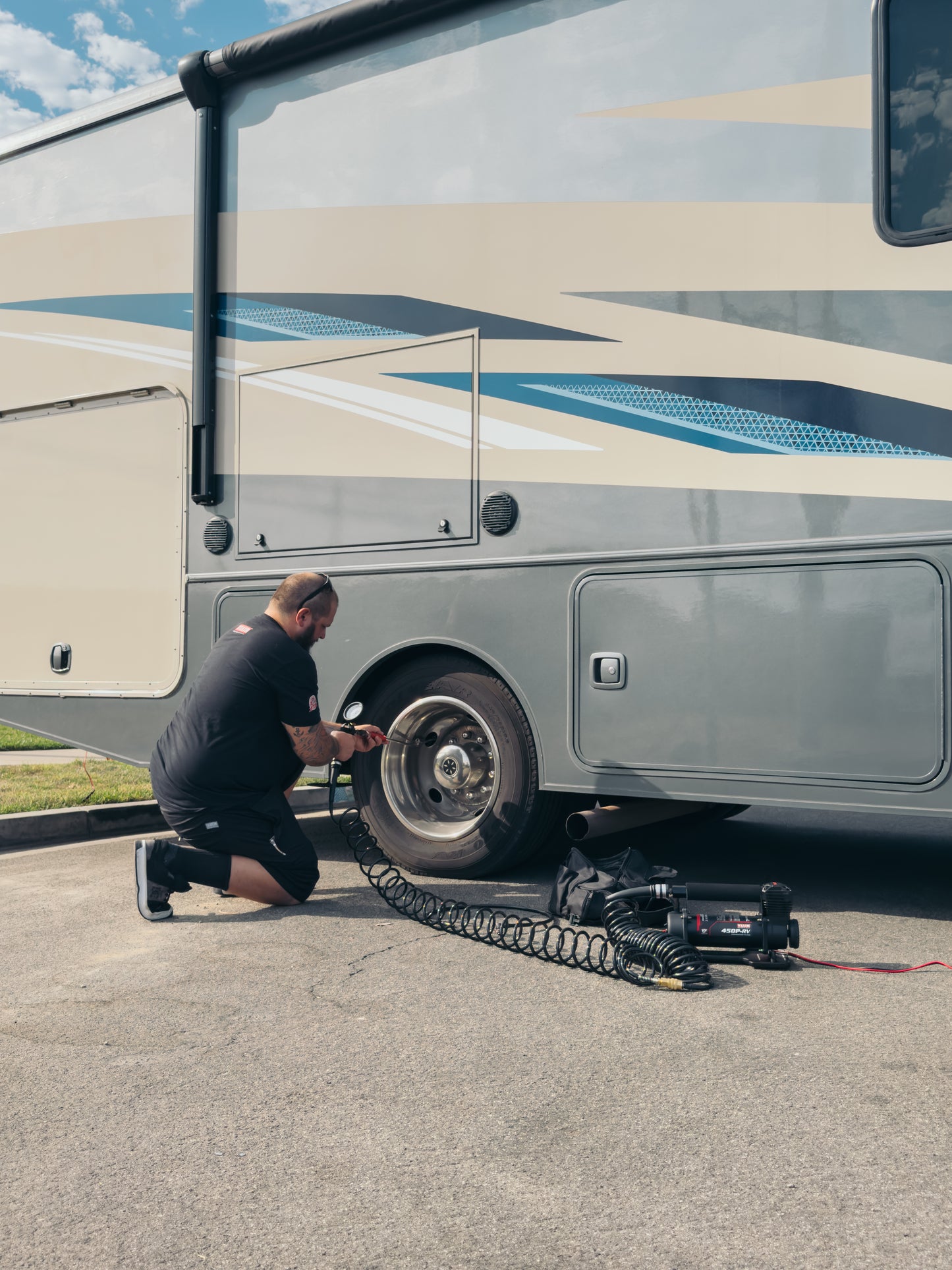 450P-RV EF Automatic Portable Compressor
