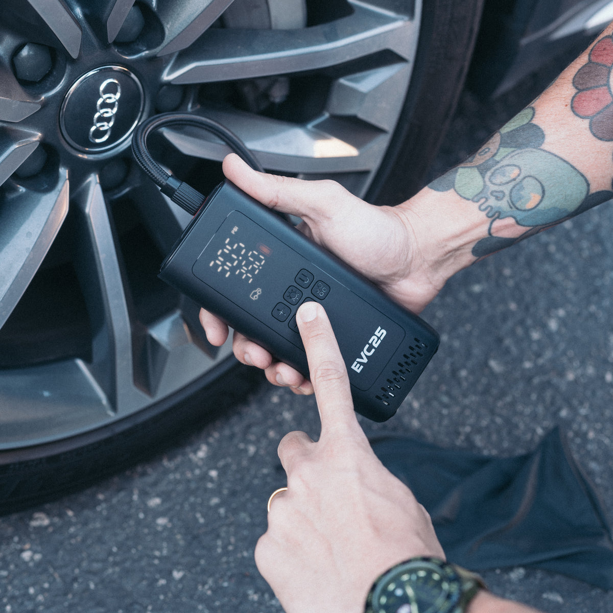 Every Vehicle Carry® EVC25 Rechargeable Portable Compressor