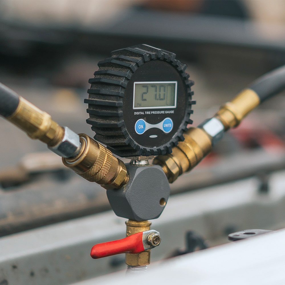 Gauge closeup