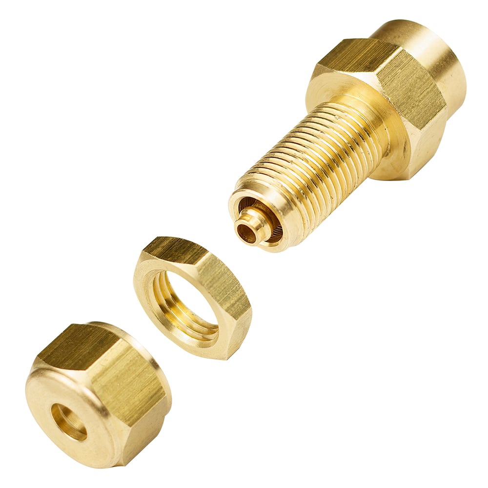 Bulkhead Union Compression Fitting